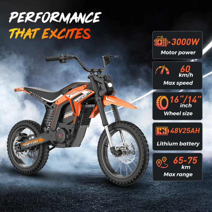 BSE Single Cylinder Off-Road Dirt Bike Liquid-Cooled EFI Motorcycles