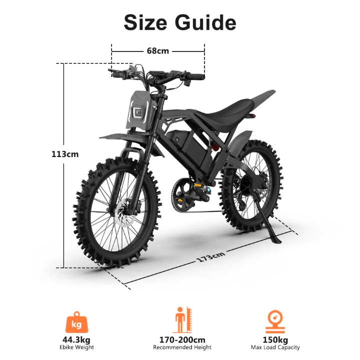 QMwheel V20 Cross Electric Fat Tire Bike 250W Hydraulic Brake 17inch Adult EU STOCK Electric Dirt Bike E Bike Electric Bicycle