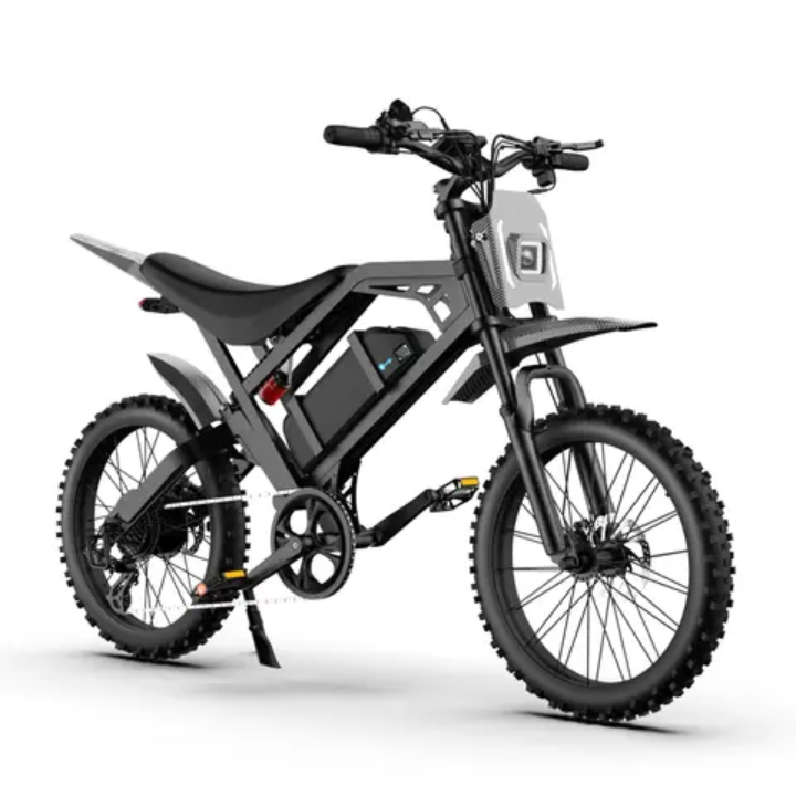 QMwheel V20 Cross Electric Fat Tire Bike 250W Hydraulic Brake 17inch Adult EU STOCK Electric Dirt Bike E Bike Electric Bicycle