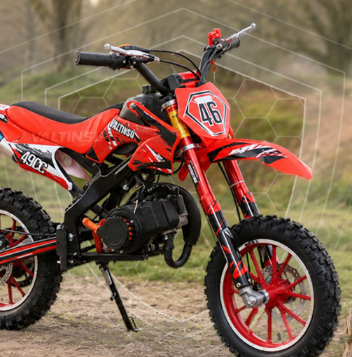 Factory Inventory High Performance 49cc 50cc All-terrain Kids Mini Dirt Bike Off Road Motorcycle Gasoline Motocross in Stock