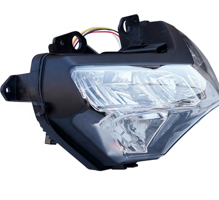 Yongjin High Brightness Motorbike LED Black Headlight With Hi/Lo Beam for Kawasaki Z650